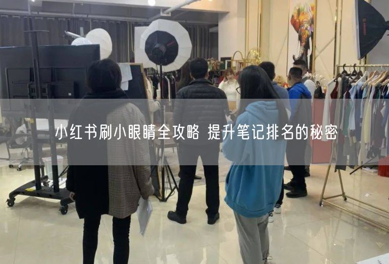 小红书刷小眼睛全攻略 提升笔记排名的秘密